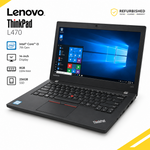 LENOVO REFURBISHED LAPTOP THINKPAD L470 I3 7TH 8GB/256GB (CORE I3 7TH 8GB/256GB SSD WEBC14"WINPRO)