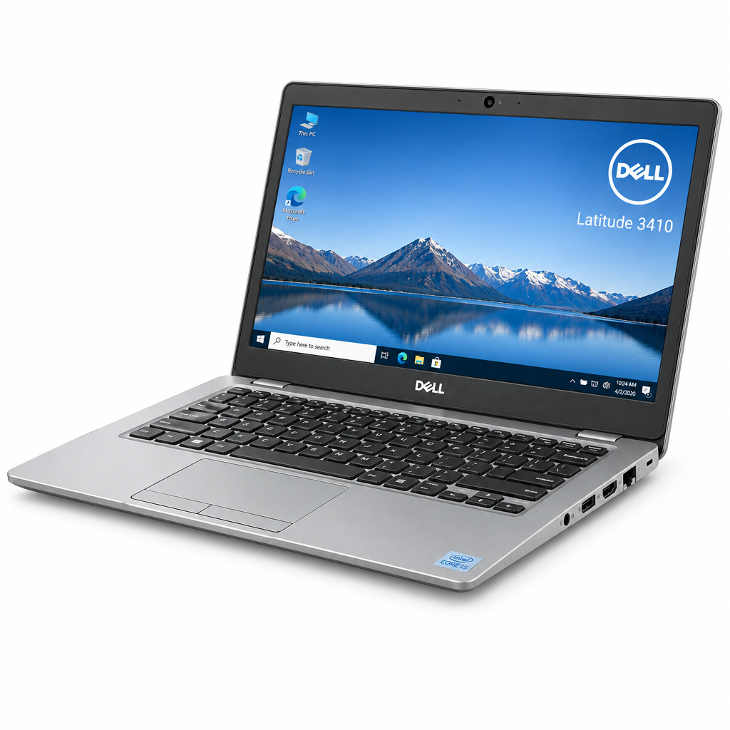 REFURBISHED DELL LATITUDE 3410 I5 10TH (I5,10TH GEN,8GB 512GBSSD WEBCAM14"NONTOUCH,DOS)